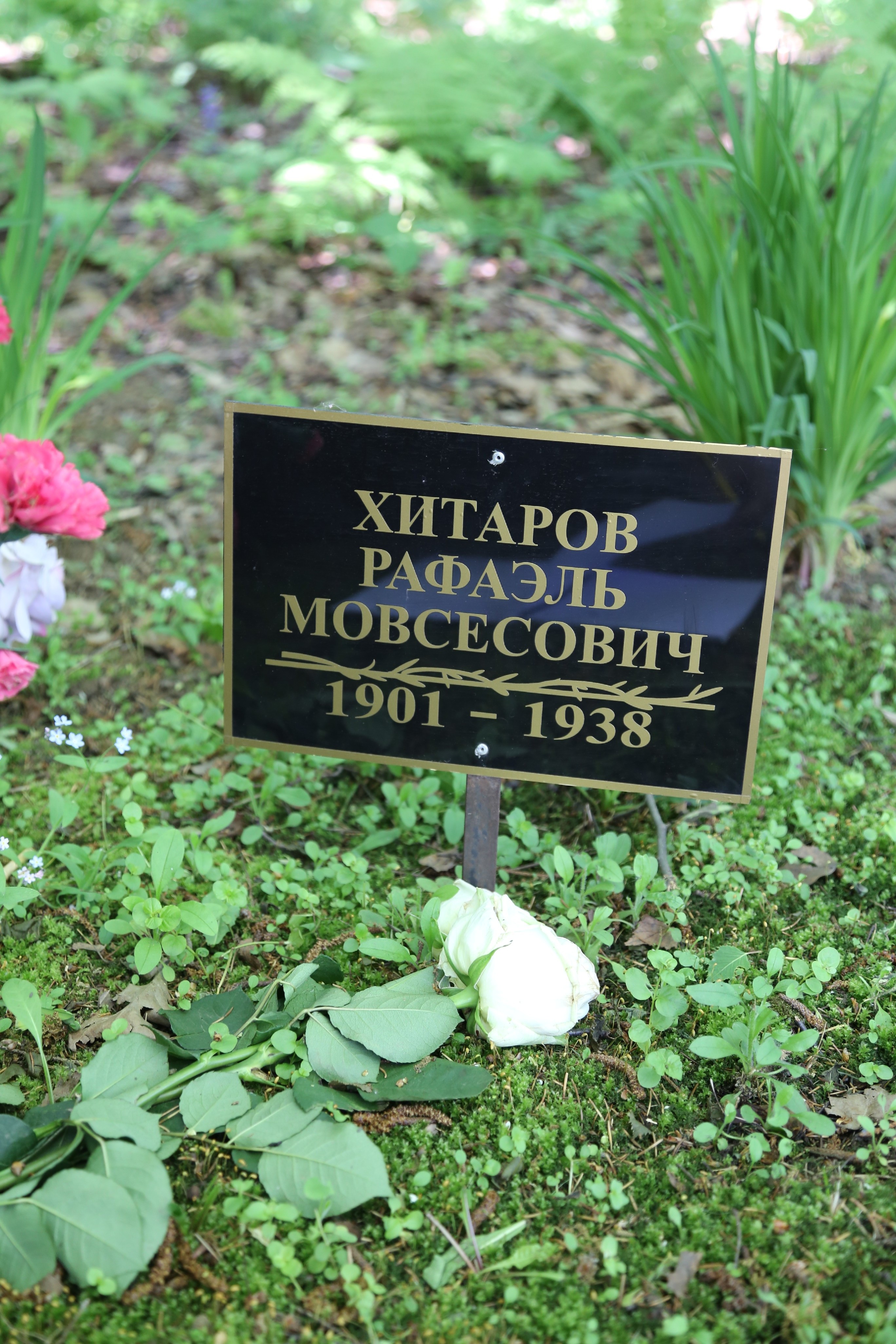 Памятная табличка Р.М. Хитарову. Фото 07.06.2018